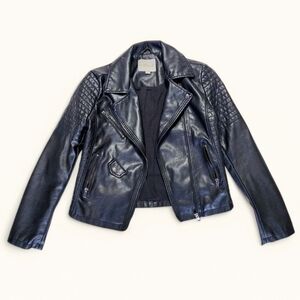Wishlist Apparel Faux Leather Jacket – Black‎ (Small)